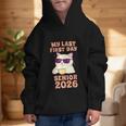 My Last First Day Senior 2026 Cat Back To School Class 2026 Graphic Kid Hoodie My Last First Day Senior 2026 Cat Back To School Class 2026 Graphic Kid Hoodie