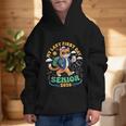 My Last First Day Senior 2026 Cat Back To School Graphic Kid Hoodie