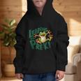Leaping Into Pre-K Jumping Tree Frog Back To School Fun Graphic Kid Hoodie Leaping Into Pre-K Jumping Tree Frog Back To School Fun Graphic Kid Hoodie
