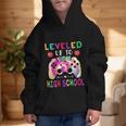 Leveled Up To High School Gaming Fun Back To School Tie Dye Graphic Kid Hoodie Leveled Up To High School Gaming Fun Back To School Tie Dye Graphic Kid Hoodie