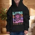Lion Mascot Back To School Spirit Sports Men Women Groovy Graphic Kid Hoodie Lion Mascot Back To School Spirit Sports Men Women Groovy Graphic Kid Hoodie