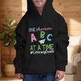 Literacy Coach Phoneme ABC Appreciation Back To School Graphic Kid Hoodie