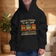 Media Center Is My Jam Library Reading Back To School Graphic Kid Hoodie