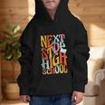 Middle School Gradution Back To School Next Stop High School Graphic Kid Hoodie
