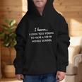 Mom Middle School Mama Mother Back To School Sarcastic Graphic Kid Hoodie Mom Middle School Mama Mother Back To School Sarcastic Graphic Kid Hoodie