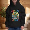 Monster Truck Dinosaur Boys Back To School Crush Pre-k Kids Graphic Kid Hoodie