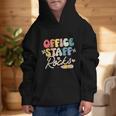 Office Staff Rocks Back To School Secretary Administrative Graphic Kid Hoodie Office Staff Rocks Back To School Secretary Administrative Graphic Kid Hoodie