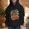 Oh Hey First Grade Cutie Back To School Graphic Kid Hoodie
