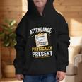 Physically Present Mentally Absent Back To School Graphic Kid Hoodie