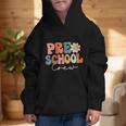 Preschool Crew Team Retro Groovy Vintage Back To School Graphic Kid Hoodie Preschool Crew Team Retro Groovy Vintage Back To School Graphic Kid Hoodie