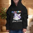 Preschool Here I Come Unicorn Back To School Girl Student Graphic Kid Hoodie
