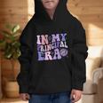 In My Principal Era Groovy School Headmaster Back To School Graphic Kid Hoodie