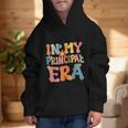 In My Principal Era Retro Groovy Back To School Principal Graphic Kid Hoodie In My Principal Era Retro Groovy Back To School Principal Graphic Kid Hoodie