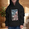 Procrastinate Now Panic Later Back To School Graphic Kid Hoodie Procrastinate Now Panic Later Back To School Graphic Kid Hoodie