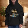 Proud Mom Of The Kindergarten Dude Back To School Graphic Kid Hoodie Proud Mom Of The Kindergarten Dude Back To School Graphic Kid Hoodie