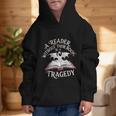 A Reader Without Their Book Is a Tragedy Back To School Graphic Kid Hoodie A Reader Without Their Book Is a Tragedy Back To School Graphic Kid Hoodie