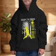 Ready To Crush Fourth Grade Softball USA Flag Back To School Graphic Kid Hoodie