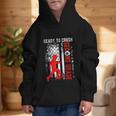 Ready To Crush Second Grade Soccer USA Flag Back To School Graphic Kid Hoodie Ready To Crush Second Grade Soccer USA Flag Back To School Graphic Kid Hoodie