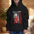 Ready To Crush Sixth Grade Soccer USA Flag Back To School Graphic Kid Hoodie Ready To Crush Sixth Grade Soccer USA Flag Back To School Graphic Kid Hoodie