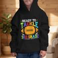 Ready To Tackle 3rd Grade Back To School Kids Football Graphic Kid Hoodie Ready To Tackle 3rd Grade Back To School Kids Football Graphic Kid Hoodie