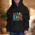 Retro Back To School Kindergarten Ready To Level Up Gamer Graphic Kid Hoodie Retro Back To School Kindergarten Ready To Level Up Gamer Graphic Kid Hoodie