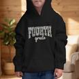 Retro Fourth Grade Back To School Boy Old Camo 4th Grade Kid Graphic Kid Hoodie