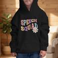 Retro Speech Squad Back To School Speech Therapist SLP Graphic Kid Hoodie