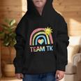 Retro Team TK Back To School Transitional Kindergarten Graphic Kid Hoodie