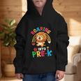 Roaring Into Pre-Kindergarten Lion Pre K Back To School Graphic Kid Hoodie
