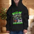 Rollin' Into 3rd Grade Monster Truck Back To School Boys Graphic Kid Hoodie