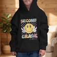 Second Grade Vibes Smile Face 2nd Grade Team Back To School Graphic Kid Hoodie Second Grade Vibes Smile Face 2nd Grade Team Back To School Graphic Kid Hoodie
