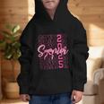 Senior 2025 Coquette Pink Bow Class Of 2025 Back To School Graphic Kid Hoodie Senior 2025 Coquette Pink Bow Class Of 2025 Back To School Graphic Kid Hoodie