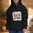 Sixth Grade Back To School For Girls Pink Notebook Graphic Kid Hoodie