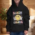 Sixth Grade Vibes Smile Face 6th Grade Team Back To School Graphic Kid Hoodie Sixth Grade Vibes Smile Face 6th Grade Team Back To School Graphic Kid Hoodie