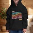In My Sophomore Era High School 10th Grade Back To School Graphic Kid Hoodie In My Sophomore Era High School 10th Grade Back To School Graphic Kid Hoodie