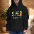 Sped Squad For Work Tie Dye Back To School Appreciation Day Graphic Kid Hoodie