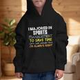 Sports Management Major For Back To School Graphic Kid Hoodie Sports Management Major For Back To School Graphic Kid Hoodie
