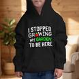 I Stopped Growing My Garden Back To School Gamer Tee Graphic Kid Hoodie