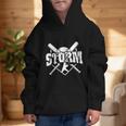 Storm Baseball Back To School Spirit Graphic Kid Hoodie Storm Baseball Back To School Spirit Graphic Kid Hoodie