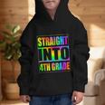 Straight Into 4th Grade Fourth Grade Back To School Graphic Kid Hoodie Straight Into 4th Grade Fourth Grade Back To School Graphic Kid Hoodie