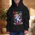 Student Back To School Math Squad Kids Girls Smarter Unicorn Graphic Kid Hoodie