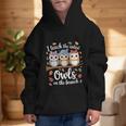 Teaching Owls On The Branch Back To School Graphic Kid Hoodie Teaching Owls On The Branch Back To School Graphic Kid Hoodie