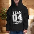 Team 4th Grade All-Stars Back To School Sports Jersey Graphic Kid Hoodie Team 4th Grade All-Stars Back To School Sports Jersey Graphic Kid Hoodie
