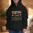 Testing Crew Appreciation Week Back To School Graphic Kid Hoodie Testing Crew Appreciation Week Back To School Graphic Kid Hoodie