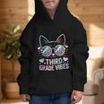 Third 3rd Grade Vibes Back To School Cute Cat Cute For Girls Graphic Kid Hoodie Third 3rd Grade Vibes Back To School Cute Cat Cute For Girls Graphic Kid Hoodie