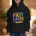 Watch Out First Grade Here I Come 1St Grade Back To School Graphic Kid Hoodie