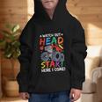 Watch Out HeadStart Here I Come Monster Truck Back To School Graphic Kid Hoodie