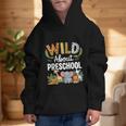 Wild About Preschool Back To School Jungle Theme Classroom Graphic Kid Hoodie Wild About Preschool Back To School Jungle Theme Classroom Graphic Kid Hoodie