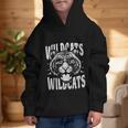 Wildcats School Sports Fan Team Spirit Back To School Graphic Kid Hoodie Wildcats School Sports Fan Team Spirit Back To School Graphic Kid Hoodie