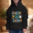 Women's Peace Out 5th Grade Retro Back To School Students Graphic Kid Hoodie Women's Peace Out 5th Grade Retro Back To School Students Graphic Kid Hoodie